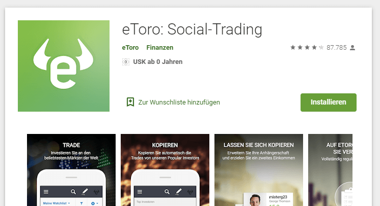 eToro Trading App Download