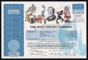Walt Disney Aktien Zertifikat