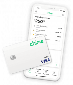 Chime App und Kreditkarte