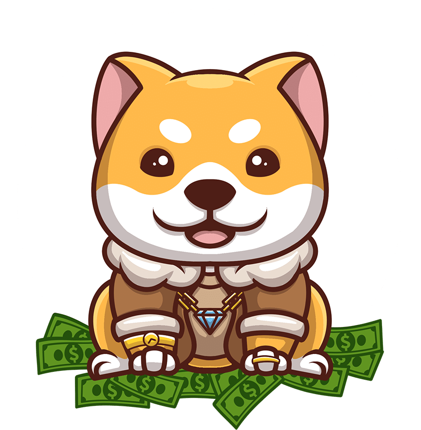 Baby Doge Billionaire Logo