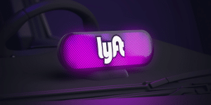 Lyft Logo auf Auto