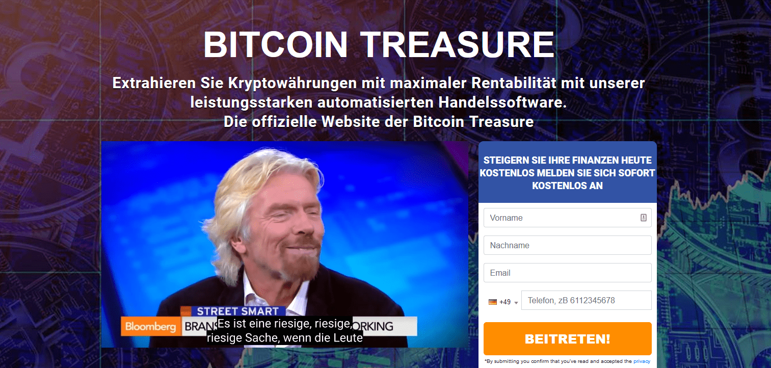Bitcoin Treasure Test