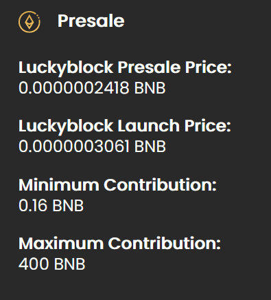 LuckyBlock Presale