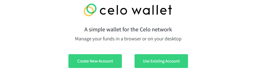 Celo Wallet erstellen