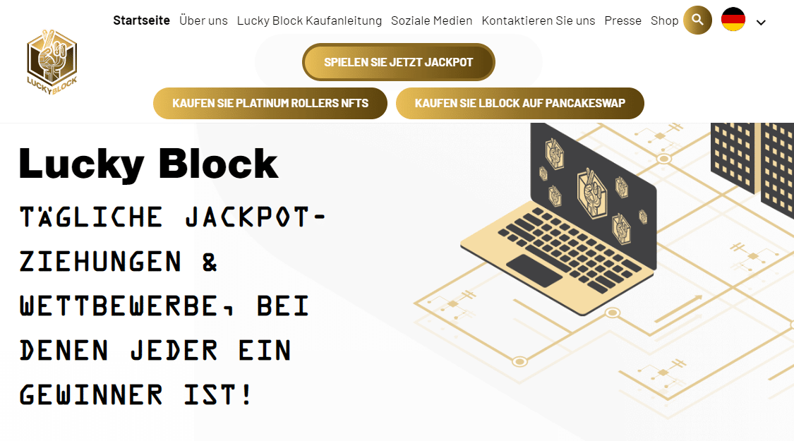 Lucky Block Official - Beste Krypto-Lotterie