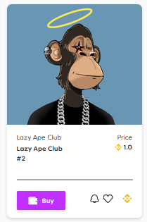 NFT Affe kaufen Lazy Ape Club