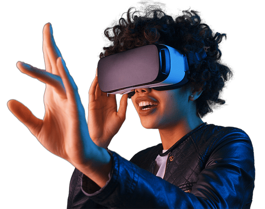 Metaverse App mit VR Brille