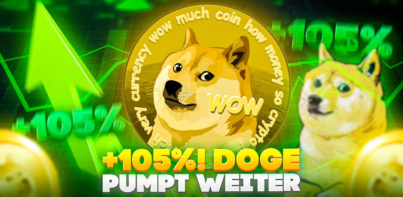 Dogecoin pumpt immer weiter: 105% in 7 Tagen – ist dieses Biest jetzt noch zu stoppen?