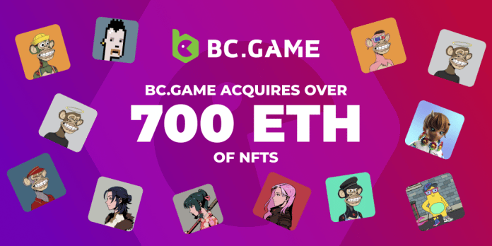 BC.GAME investiert 700 ETH in NFTs für ein besseres Metaversum