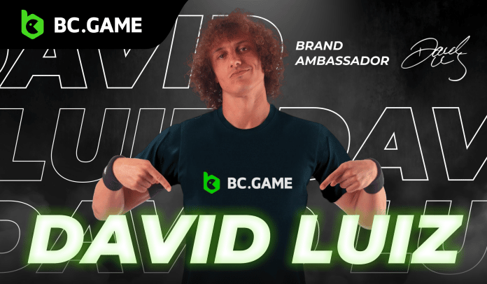 Brasilianische Fußballstar David Luiz ist jetzt Markenbotschafter für BC.GAME