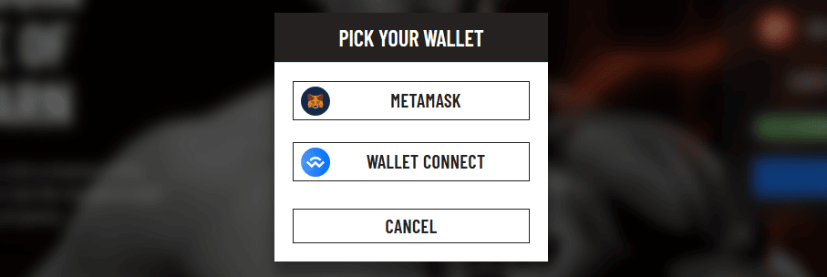 Fightout Connect Wallet