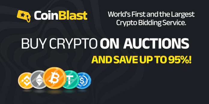 CoinBlast startet die weltweit erste Auktionsplattform für Kryptowährungen