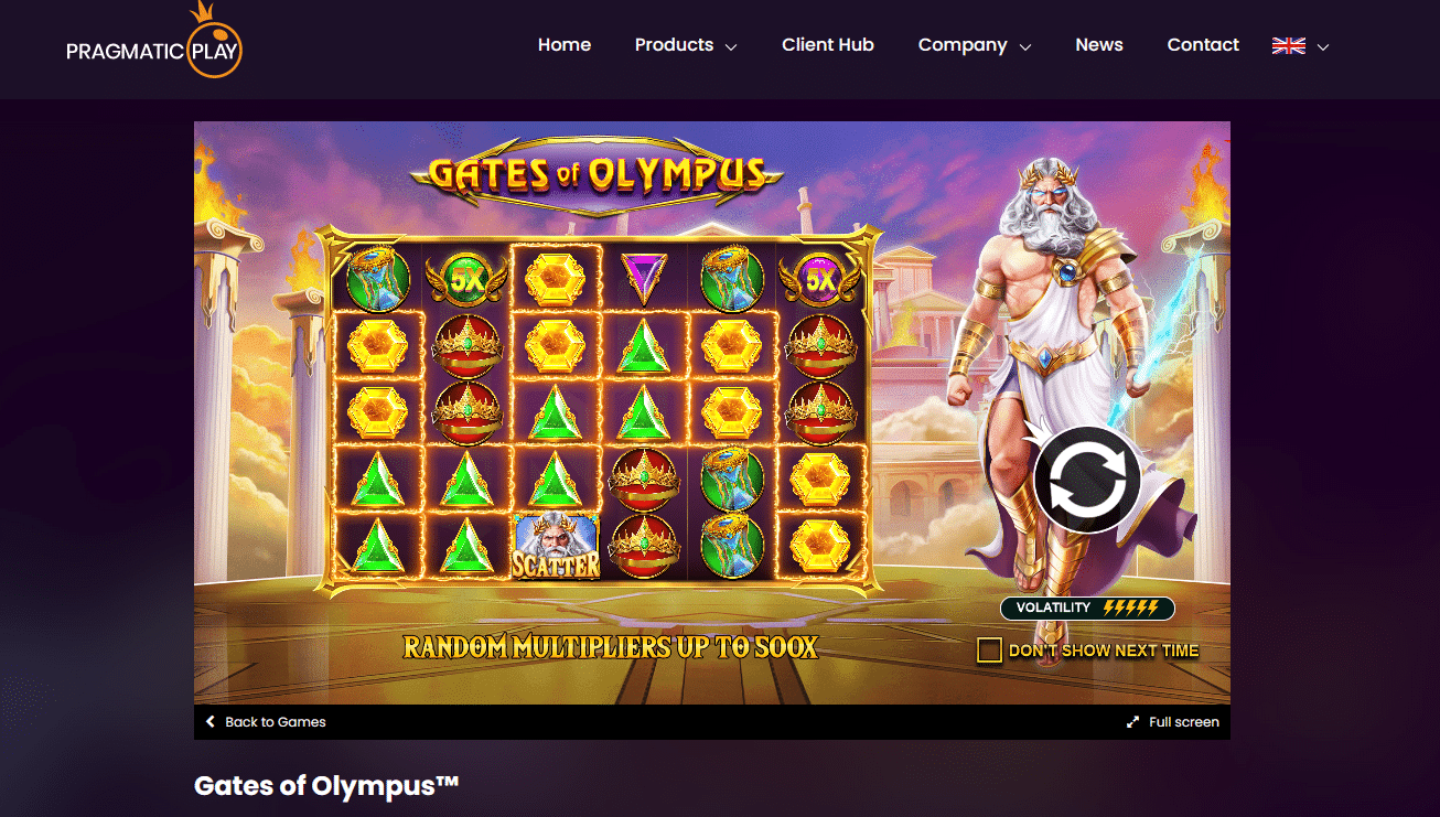 Gates of Olympus Slots Pragmatic Play