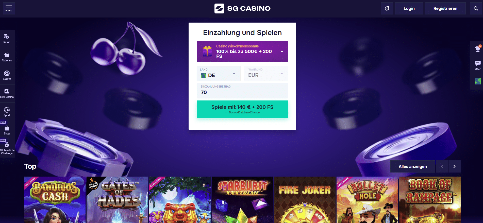 SG Casino Test