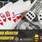 Casinos mit den höchsten Auszahlungsquoten