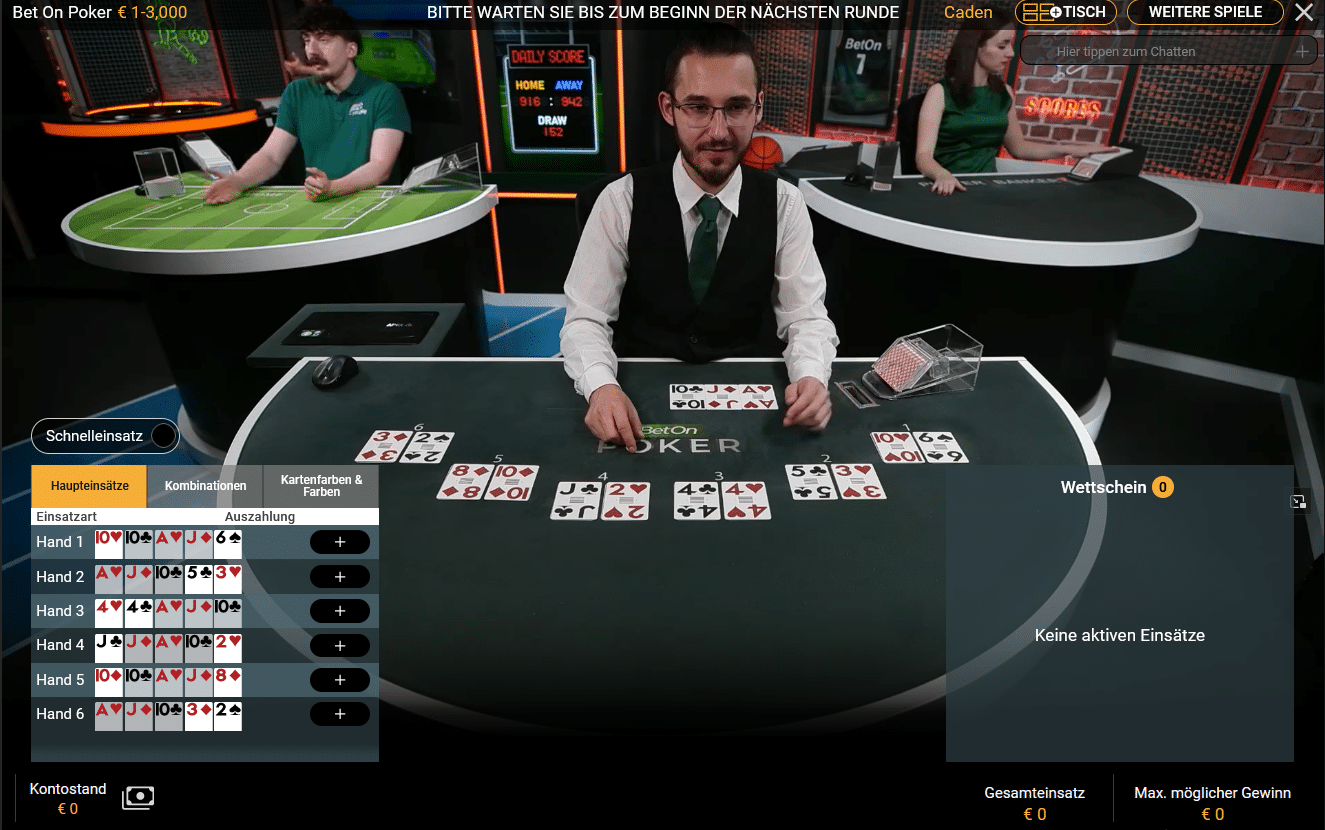 Live Casino Online Poker
