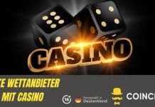 Wettanbieter mit Casino