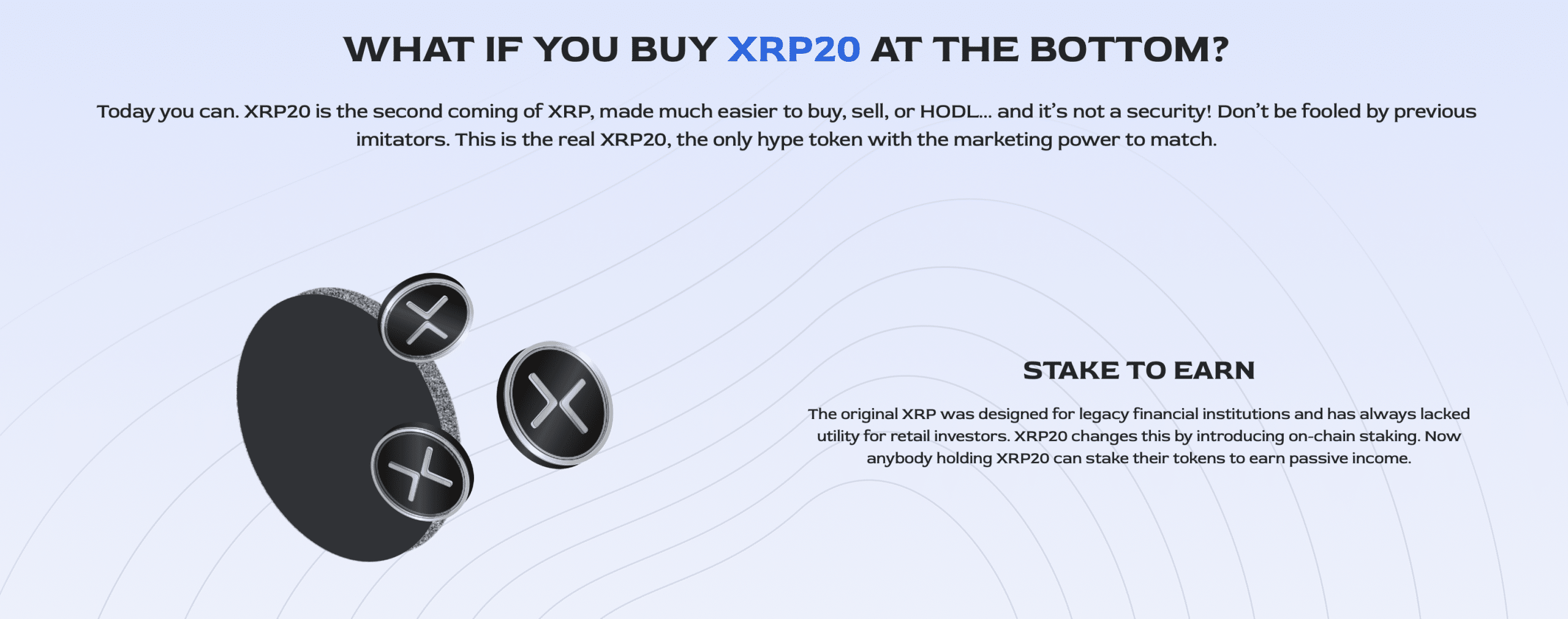 Screenshot XRP20-Website