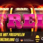 Online Casinos mit Freispielen ohne Einzahlung