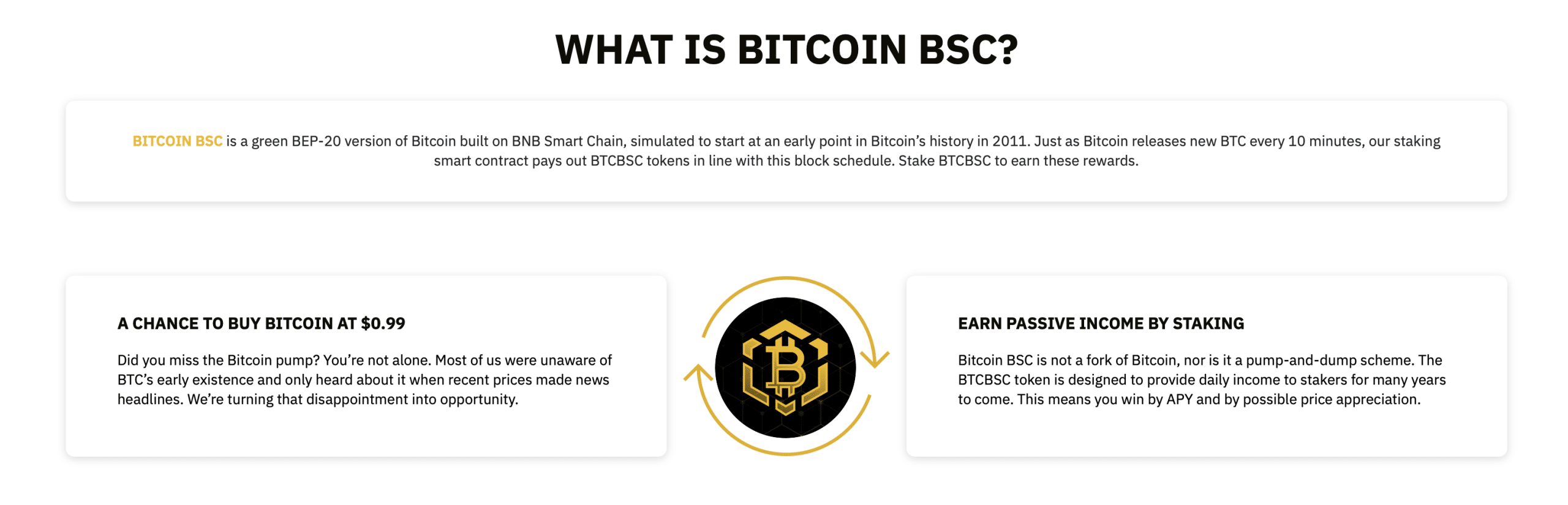 Erklärung Bitcoin BSC
