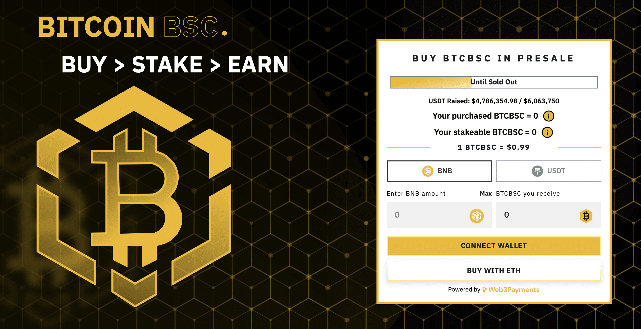 Bitcoin BSC Presale