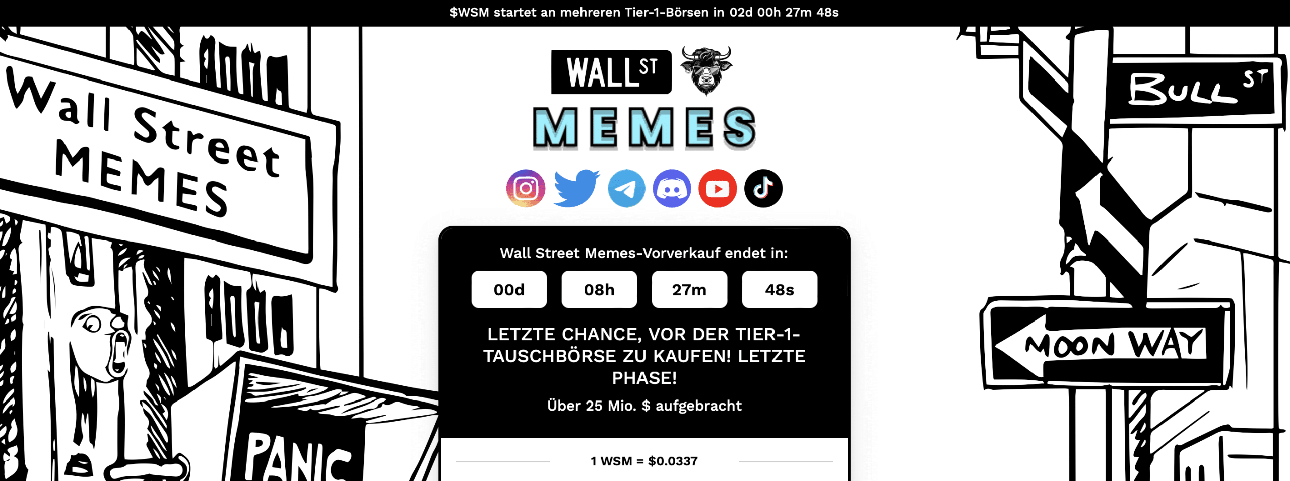 Wall Street Memes Countdown