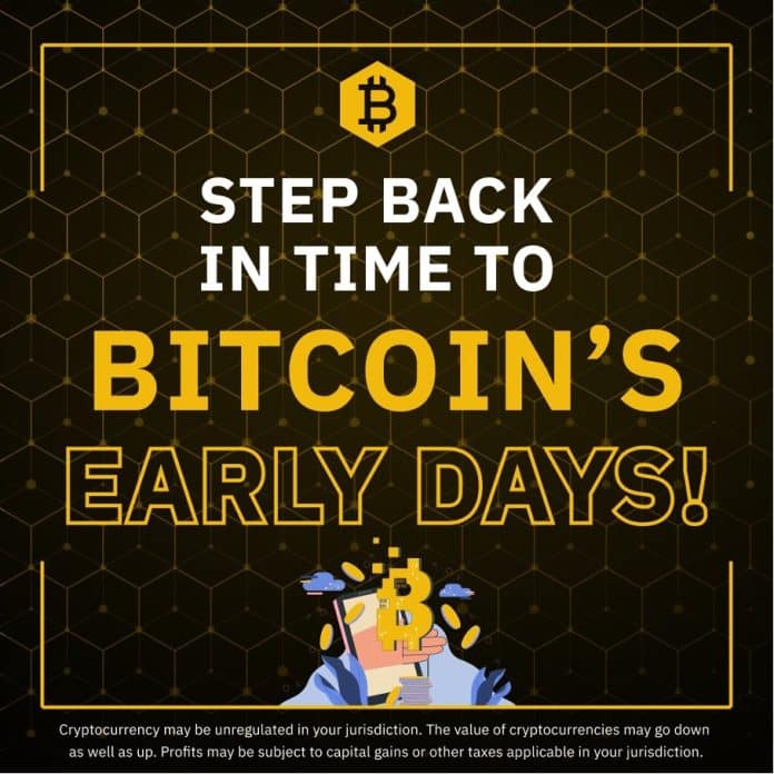 Step Back in Time to Bitcoins early days.