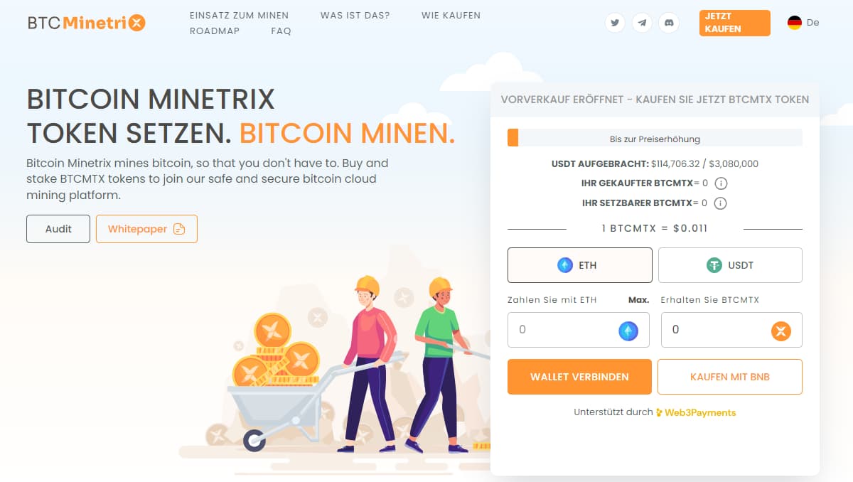 Bitcoin Minetrix Vielversprechende Kryptowährungen