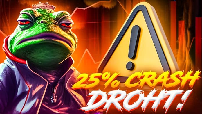 Krypto News Pepe Coin +11% in 24h! PEPE explodiert – doch Top-Trader „Kaleo“ sieht einen 25%-Crash kommen