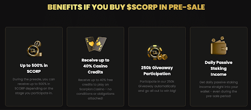 SCORP Benefits