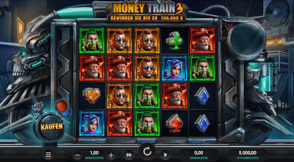 So spielst du den Money Train 3 Slot