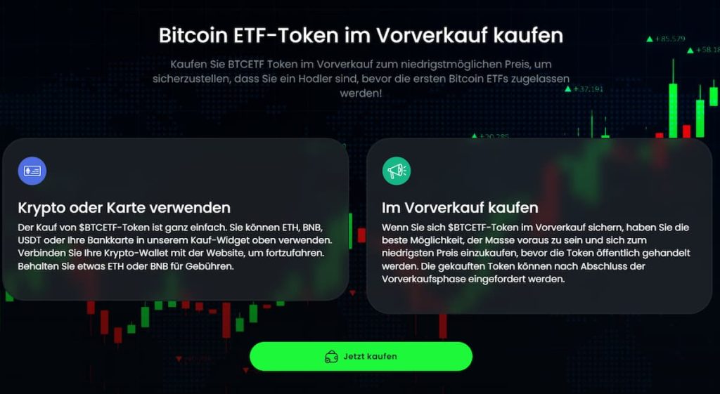 Bitcoin ETF im Presale kaufen