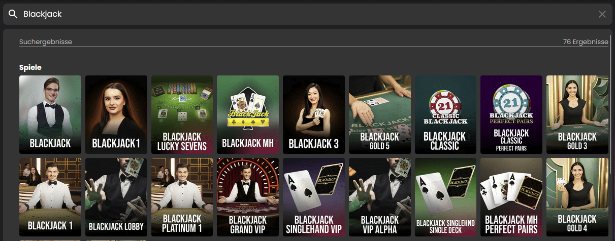Online Blackjack Lucky Block