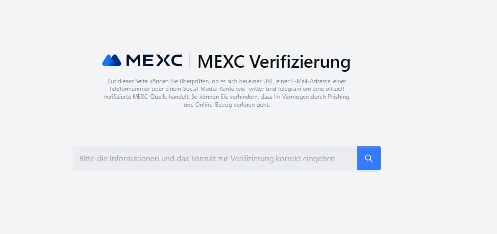 Bei MEXC konto verifizieren