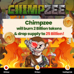 Chimpzee Token Burn Ankündigung