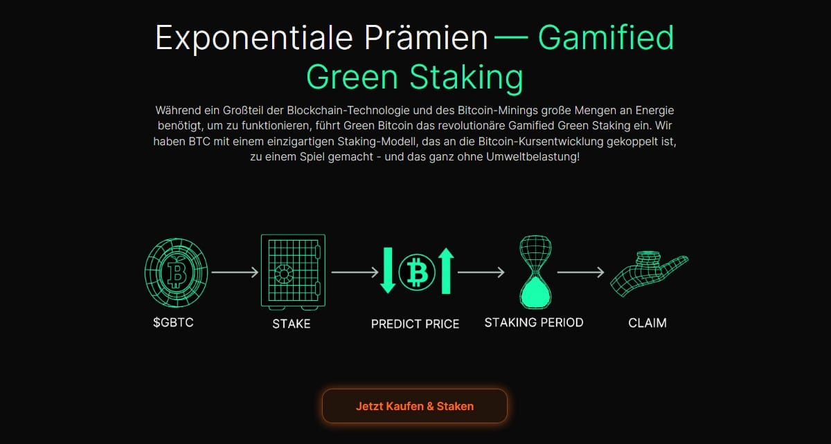 Gamified Green Staking