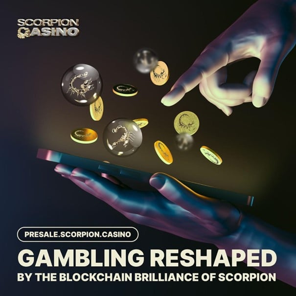 Mit 100-fachem Wachstumspotenzial strömen Anleger zum Scorpion Casino (SCORP) Presale