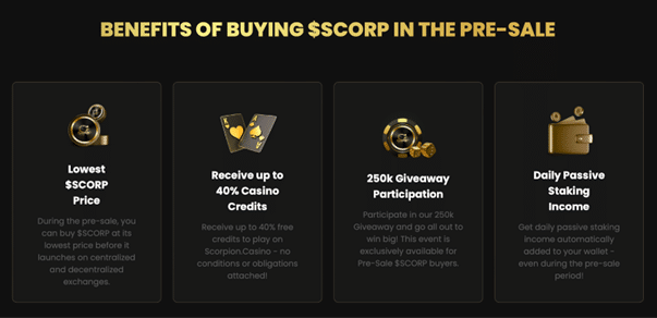 Scorpion Casino Vorteile