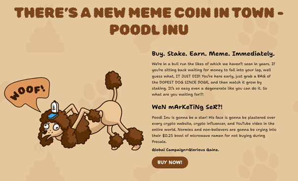 Poodl Inu ist die Meme-Münze, auf die man achten sollte, da der Krypto-Bullenlauf weitergeht