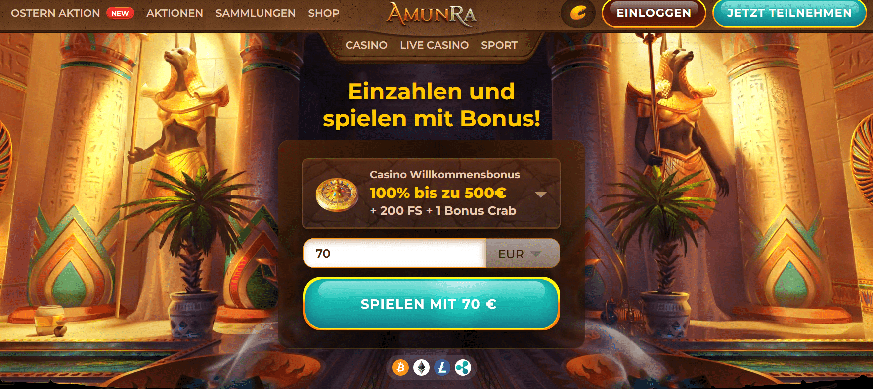 AmunRa Casino Test