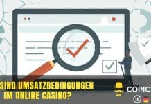 Umsatzbedingungen im Online Casino