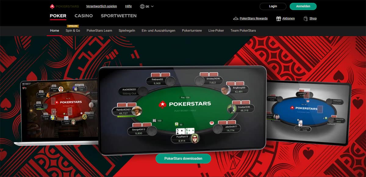 Pokerstars Homepage