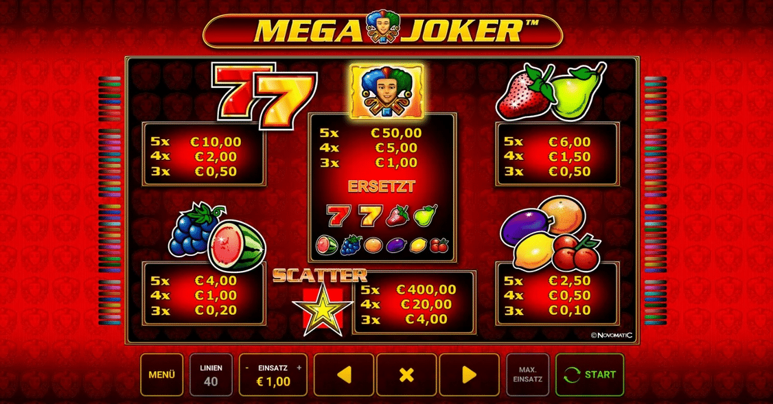 Mega Joker Slot