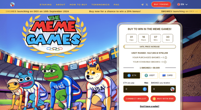 Meme Games PreSale Start