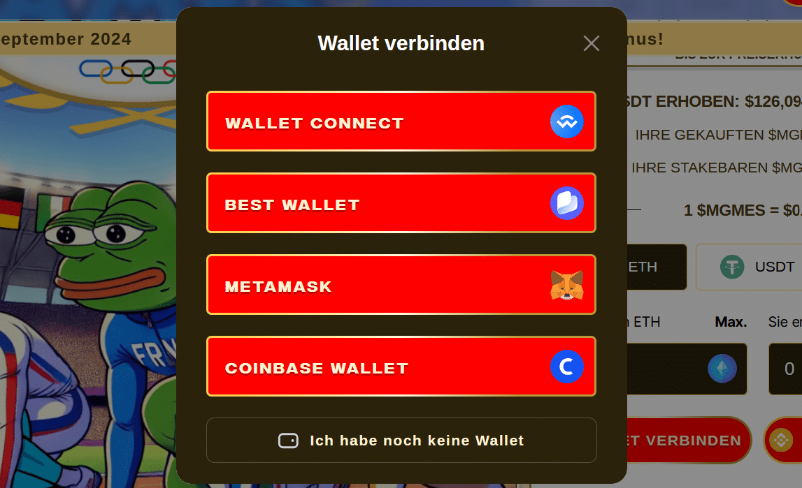 Meme Games Wallet