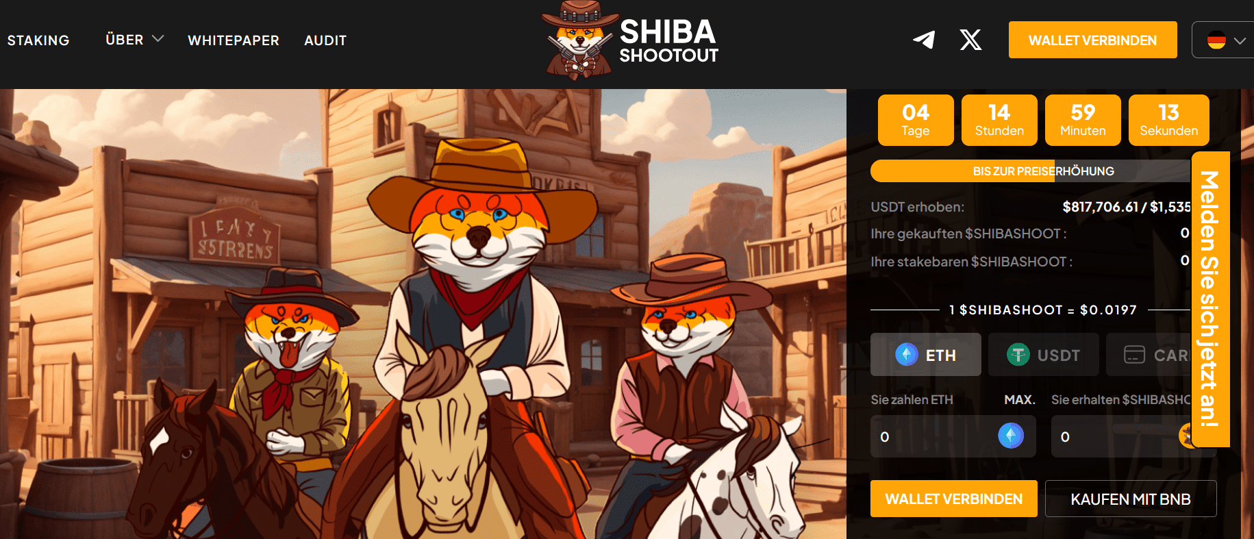 Shiba Shootout Prognose