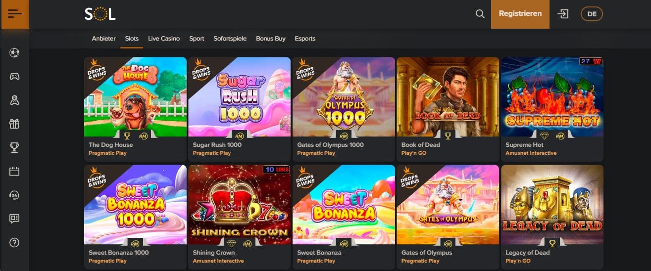 Sol Casino Slots