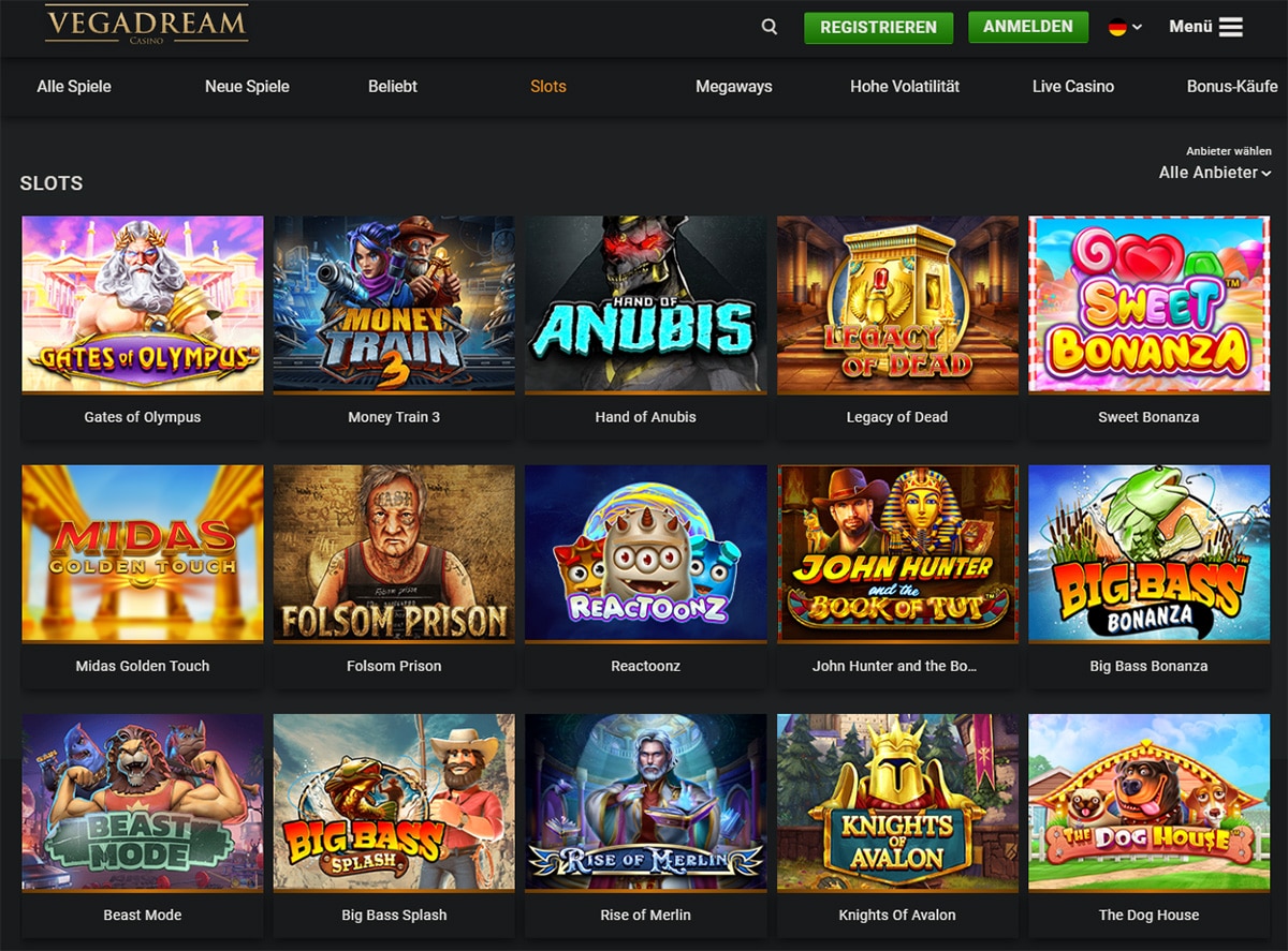 Vegadream Casino Slots