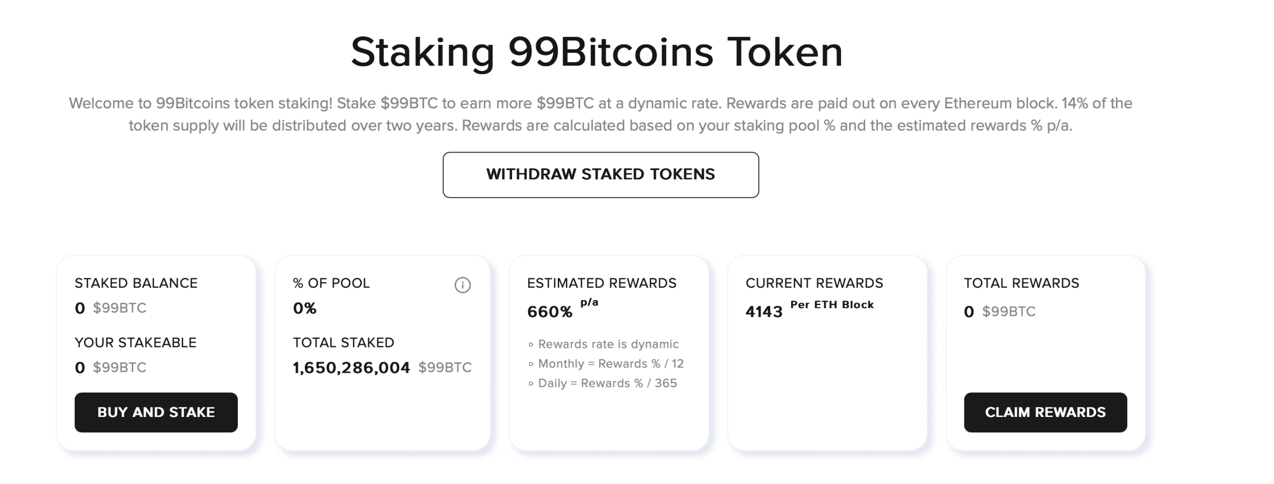 Staking Dashboard