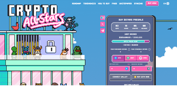 Crypto All-Stars ermöglicht es Benutzern, passive Rewards zu verdienen, indem sie Meme-Coins auf der Plattform staken – so funktioniert es